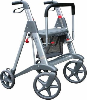 Ensemble: Rollator Active incl. Dossier et Porte-canne